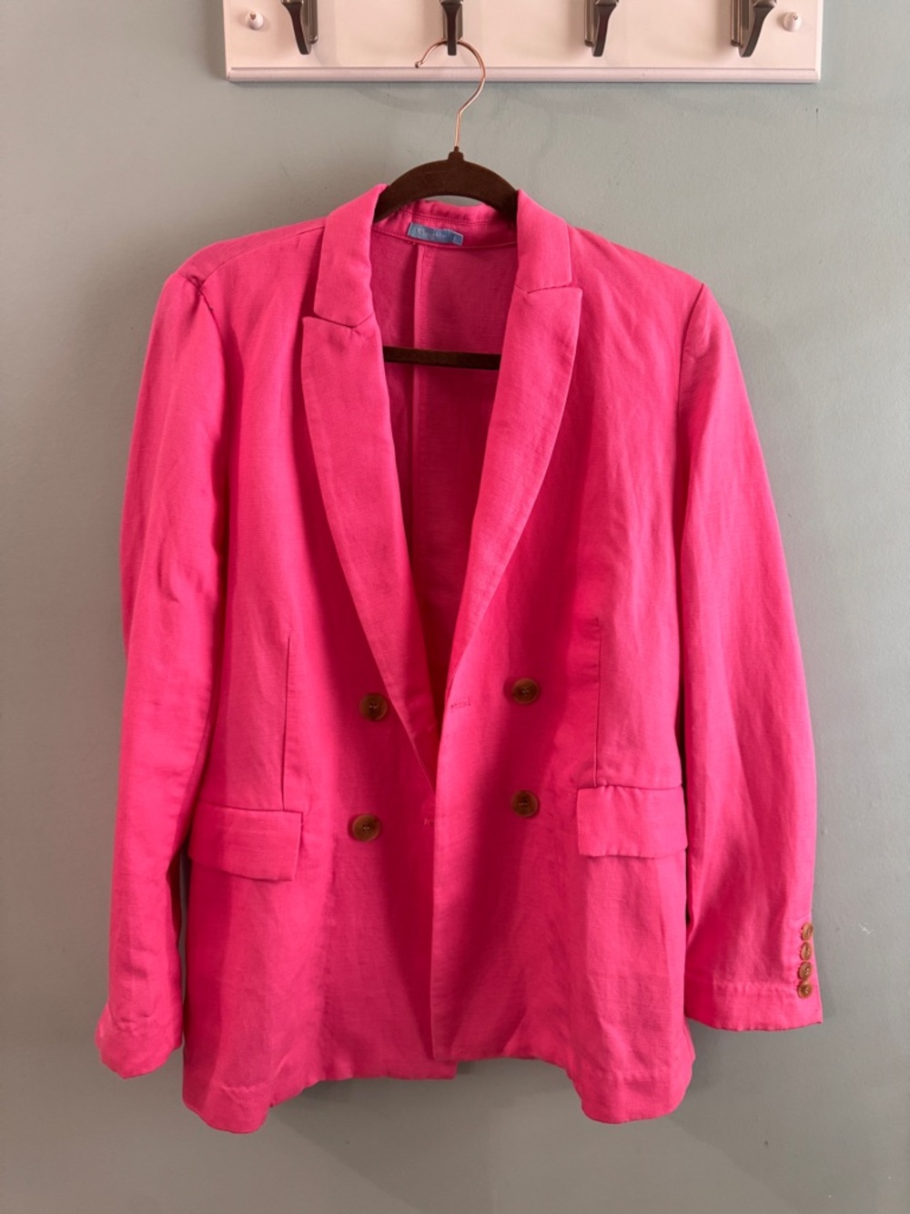 J. McLaughlin Hot Pink Shell Top